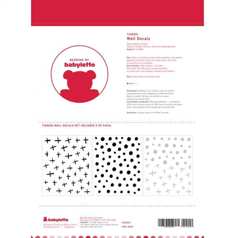 Babyletto 牆貼 - 燕尾服單色