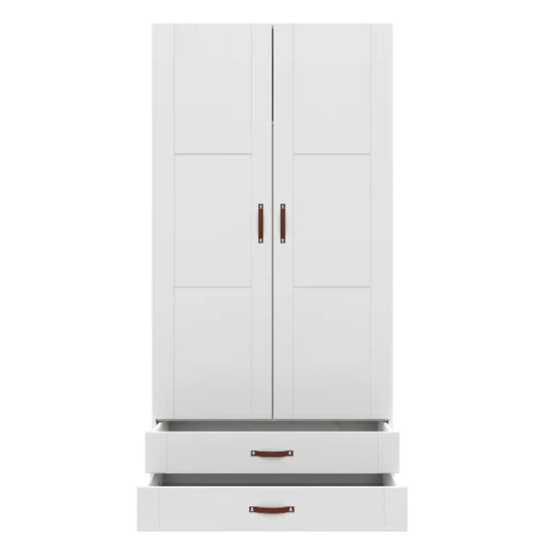 LIFETIME Kidsrooms Wardrobe with Shelves, Clothes Rail & Drawers 100cm