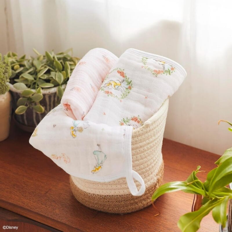 aden + anais 洗臉套裝 3 件裝 - 迪士尼嬰兒,愛麗絲夢遊仙境