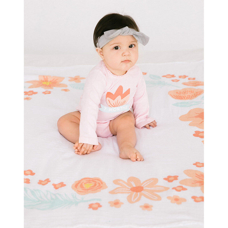 Pearhead Watch Me Grow Photo Blanket