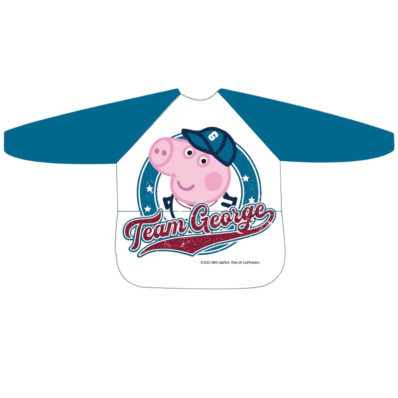 Parents League Waterproof Coverall Catcher Bib 18m - George Pig