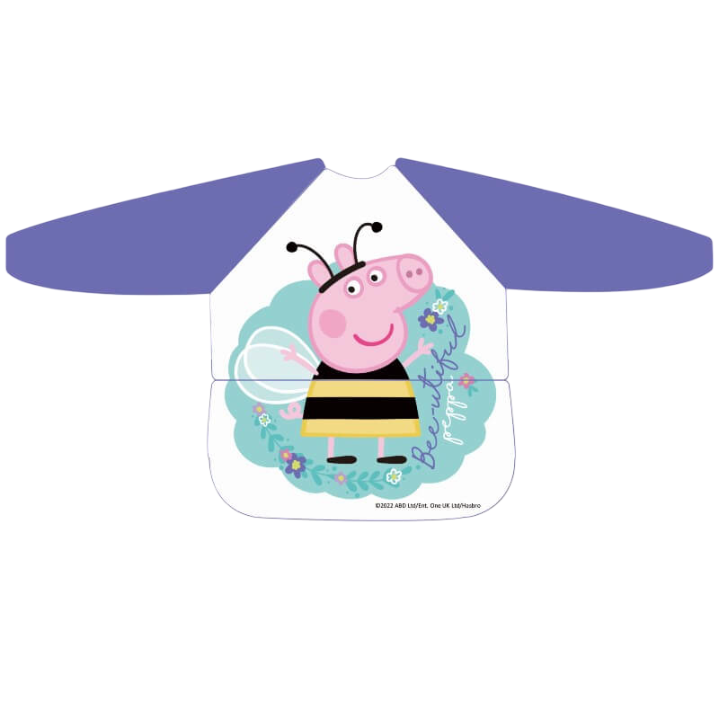 Parents League Waterproof Coverall Catcher Bib 18m - Peppa Pig