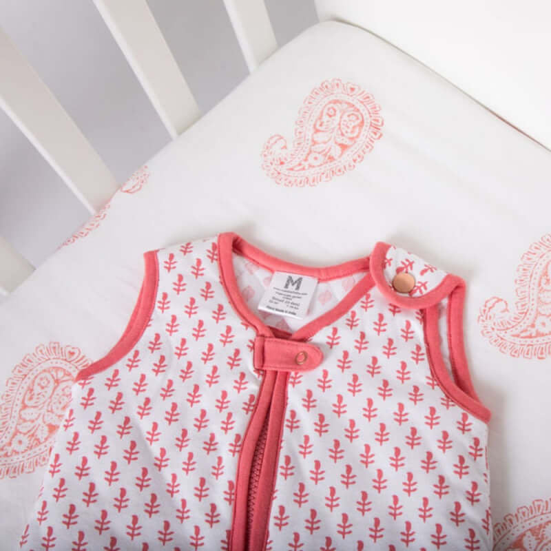 Malabar Baby Wearable Baby Sleep Bag - Pink City