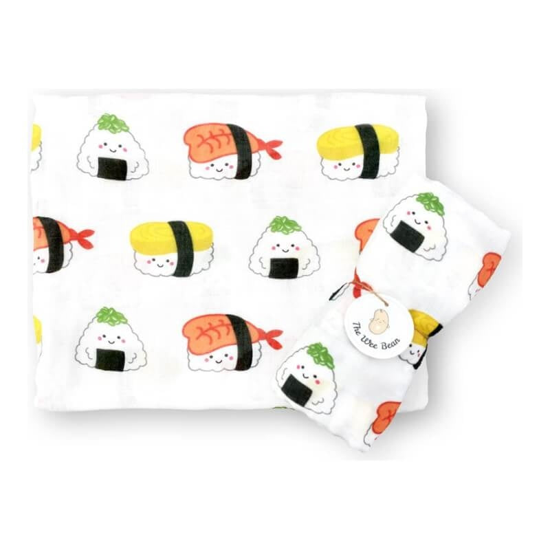The Wee Bean Welcome Home Baby Gift Set - Sushi Collection