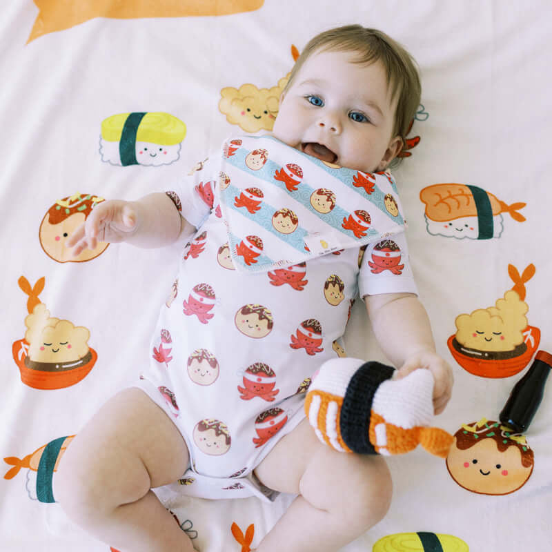The Wee Bean Welcome Home Baby Gift Set - Takoyaki Collection