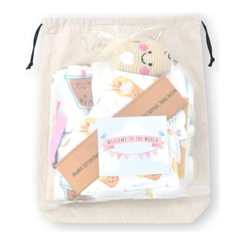 The Wee Bean Welcome Home Baby Gift Set - Taste of Hong Kong Collection