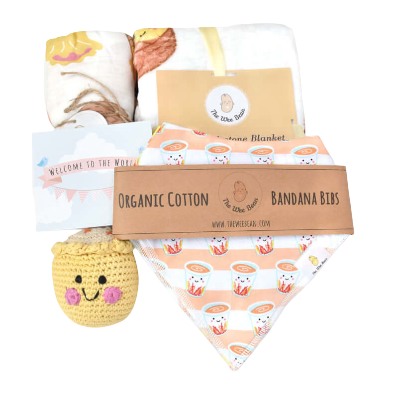 The Wee Bean Welcome Home Baby Gift Set - Taste of Hong Kong Collection