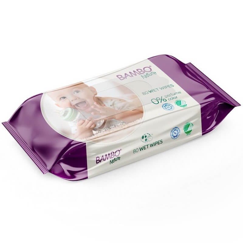 Bambo Nature Wet Wipes 80s