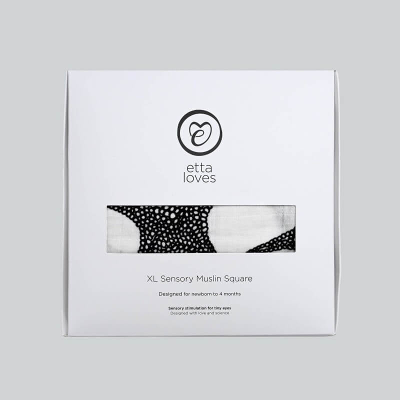 Etta Loves XL Sensory Muslin Swaddle - Fern