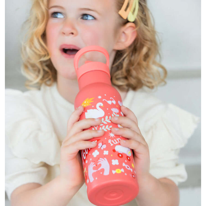 A Little Lovely Company XL Stainless Steel Drink Bottle - 500ml