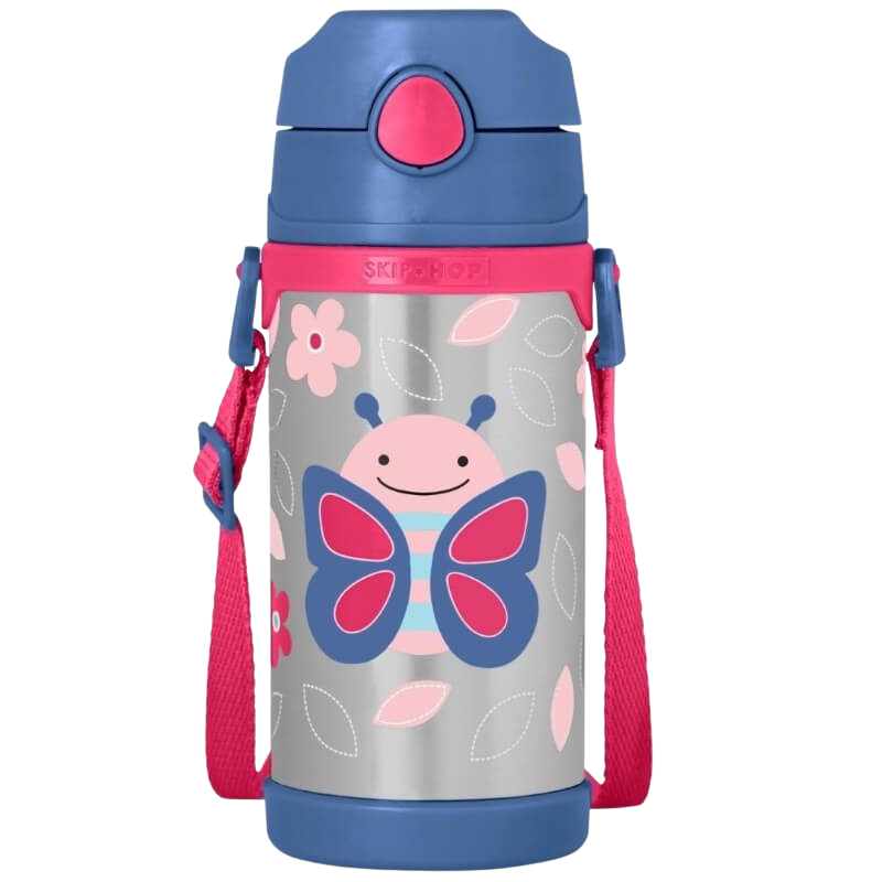 Skip Hop Zoo Insulated Straw Bottle