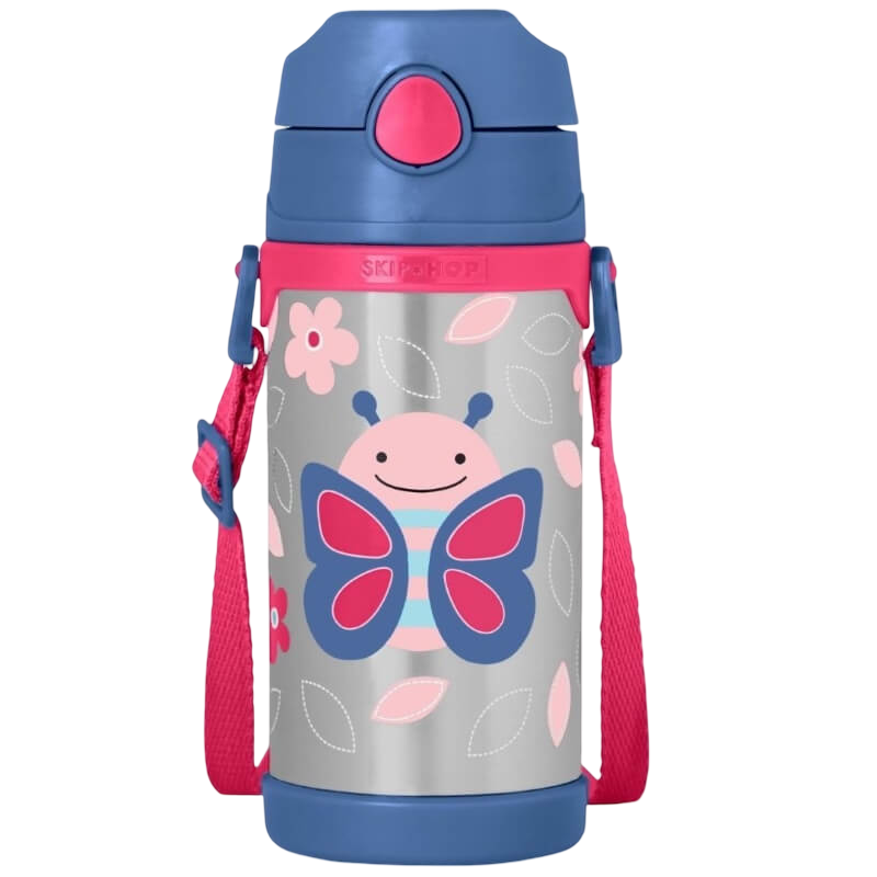 Skip Hop Zoo Insulated Straw Bottle