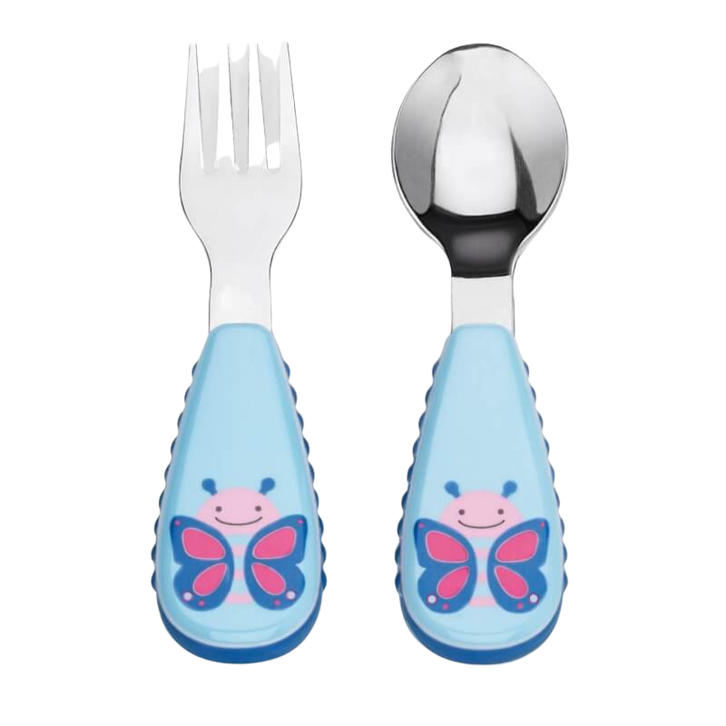 Skip Hop Zootensils Fork & Spoon - Butterfly