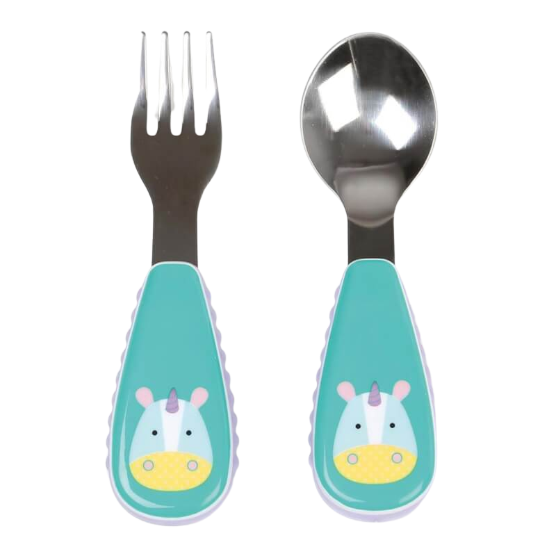 Skip Hop Zootensils Fork & Spoon - Unicorn