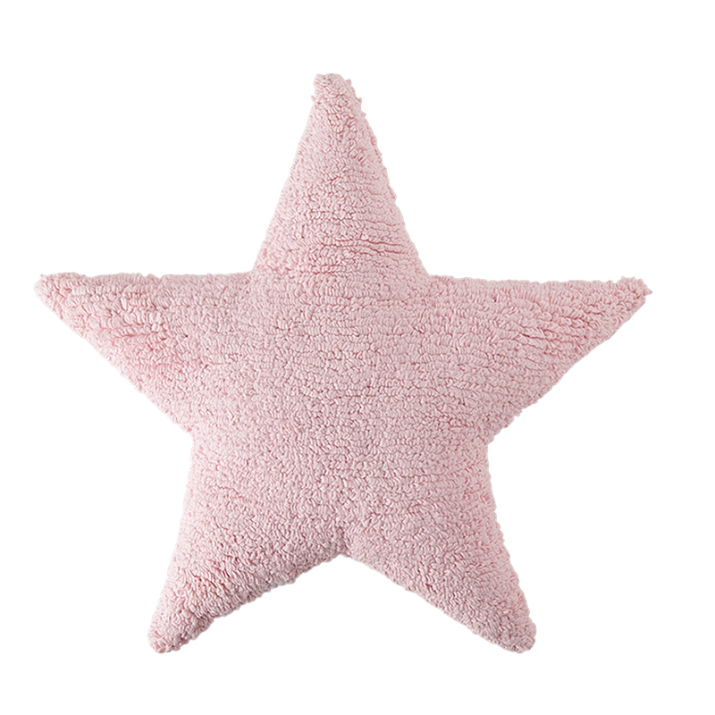 Lorena Canals 可水洗星形靠墊 - 粉紅色 54x54厘米