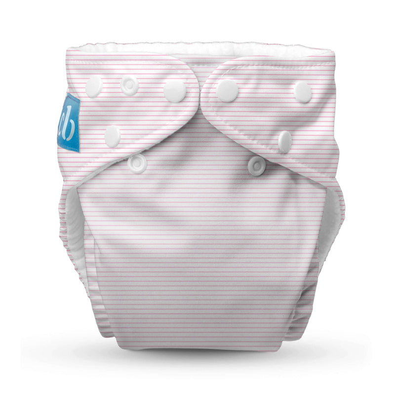 Charlie Banana 1 Pack - Reusable Cloth Diaper One Size - Pencil Stripes Pink