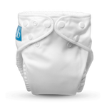 Charlie Banana 1 Pack - Reusable Cloth Diaper One Size - White