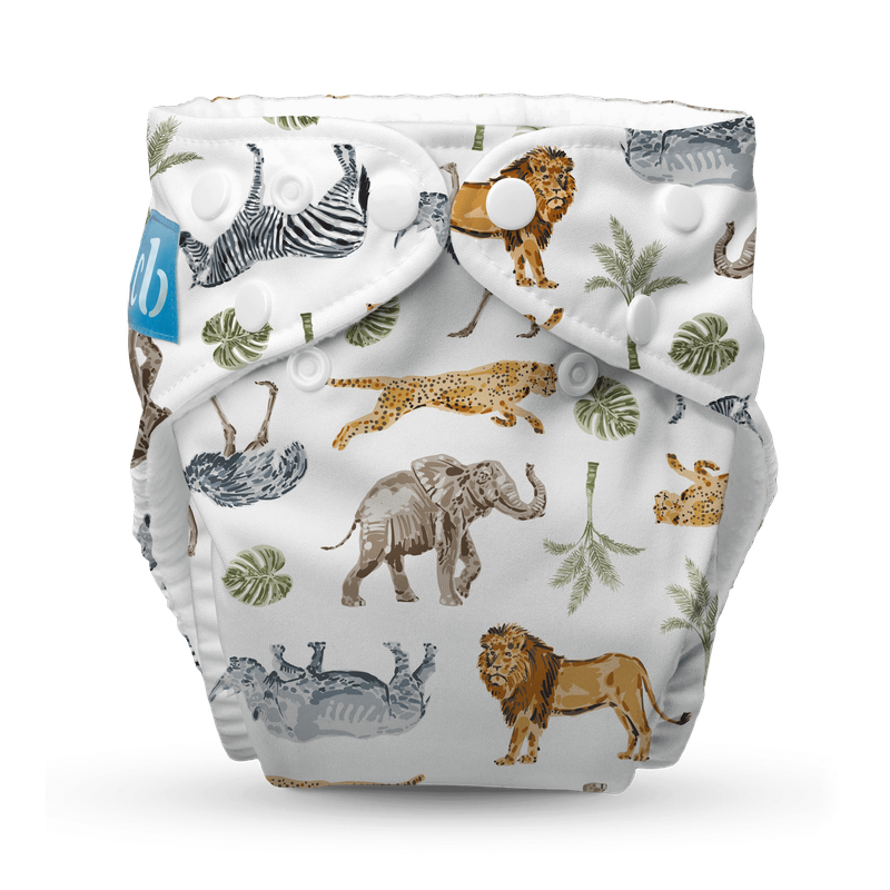 Charlie Banana 1 Pack - Reusable Cloth Diaper One Size - Wildlife