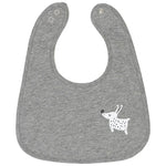 Cotton Pigs 有機雙面圍兜 - 彩色狗狗