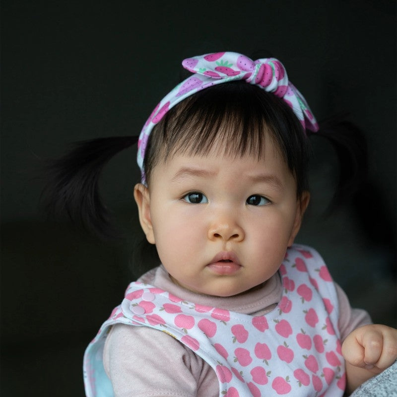 Cotton Pigs Organic Headband - Strawberries & Cream