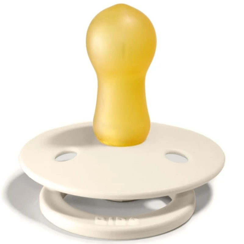 BIBS Colour Round Latex Pacifier 2 Pack - Size 1