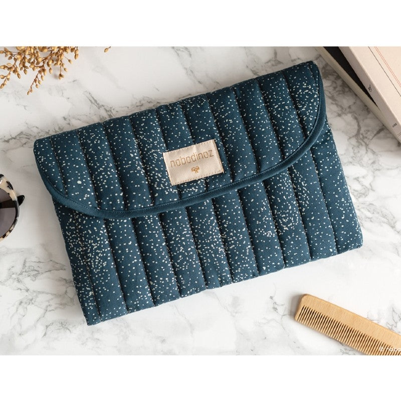 Nobodinoz Bagatelle Pouch - Gold Bubble / Night Blue
