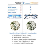 ProEyes Photochromic Blue Light Blocking Glasses - 1965 Black (12 years+)