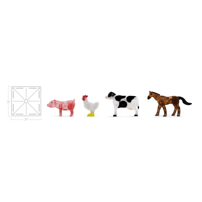 Magna-Tiles Farm Animals 25-Piece Set