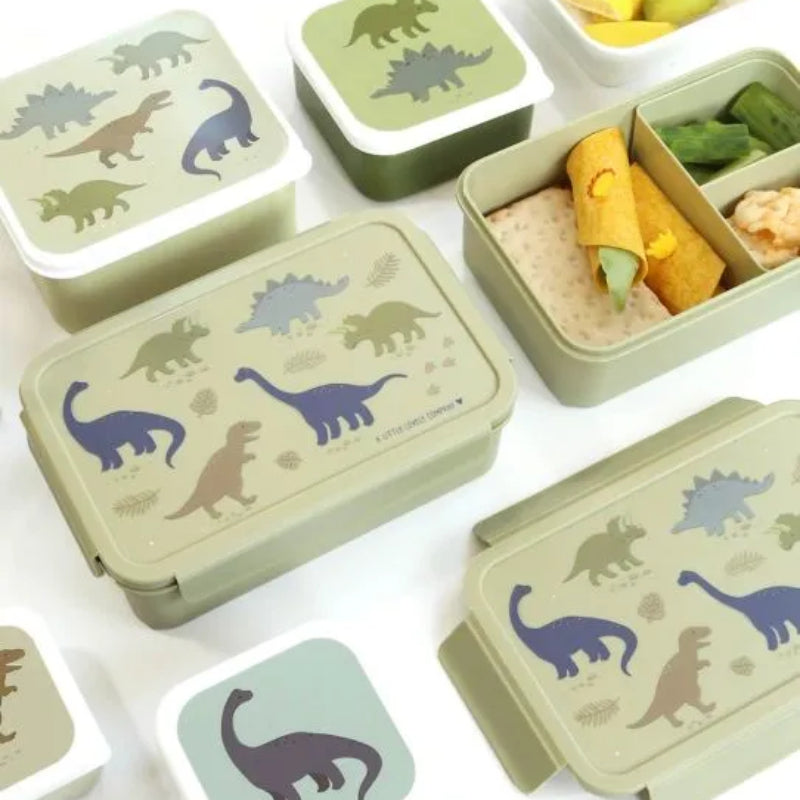A Little Lovely Company Bento Lunch Box - Dinosaurs