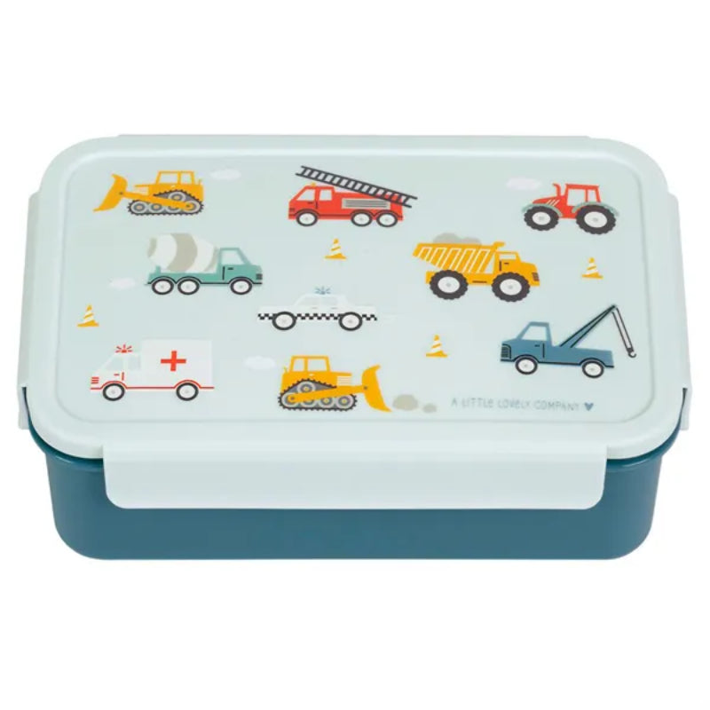 A Little Lovely Company Bento Lunch Box - Vehicles