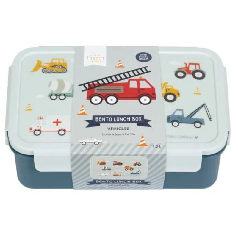 A Little Lovely Company Bento Lunch Box - Vehicles