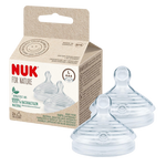 NUK For Nature 矽膠奶嘴 2 件裝