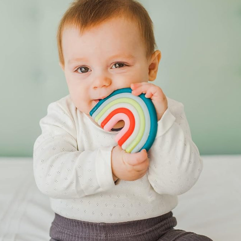 Suavinex Rainbow Silicone Teething Ring