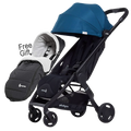Ergobaby Metro Compact City Stroller CCC - Marine Blue - V 1.6 Free Footmuff