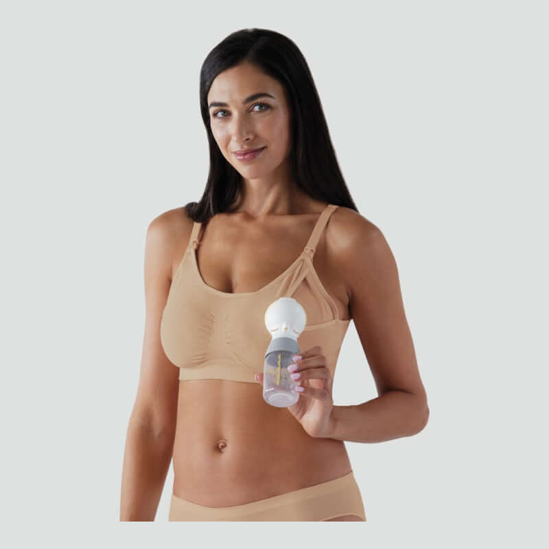 Bravado Designs 2-in-1 Pumping and Nursing Bra - Butterscotch