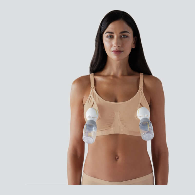Bravado Designs 二合一吸乳哺乳胸罩 - 奶油糖色