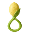 Oli&Carol 2-in-1 Teether & Rattle Toy - Lemon