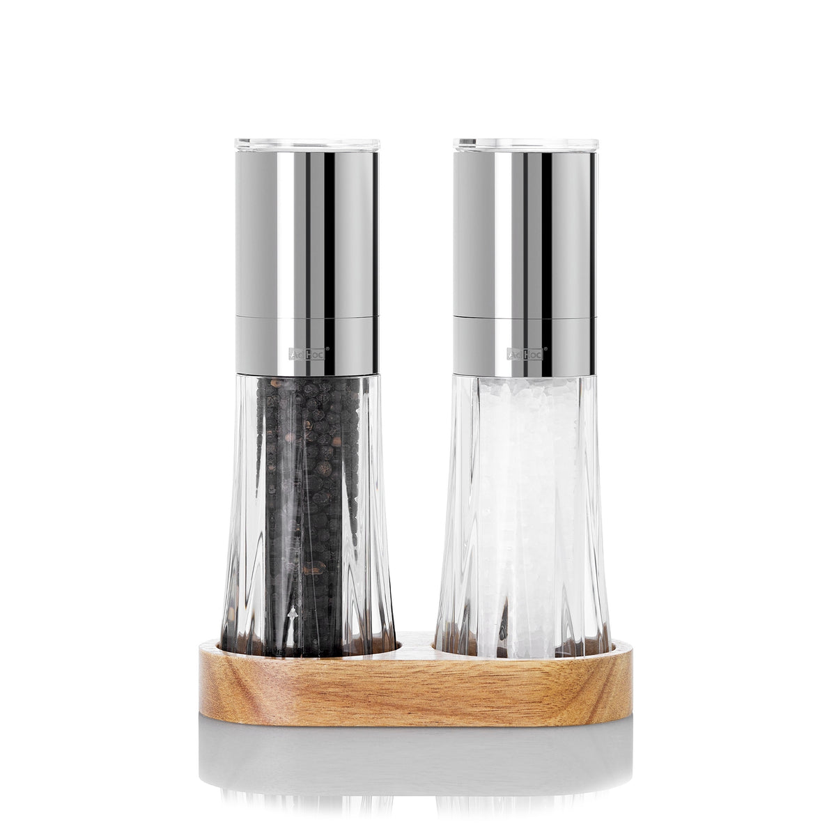 AdHoc Menage Crystal Pepper & Salt Mills