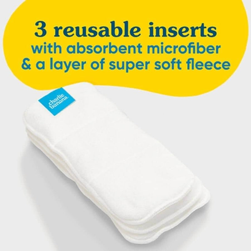 Charlie Banana 3 Hemp Inserts One Size