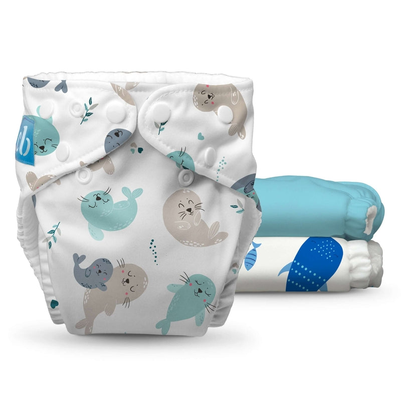 Charlie Banana 3 Pack - Reusable Cloth Diapers One Size - Sealy Seas
