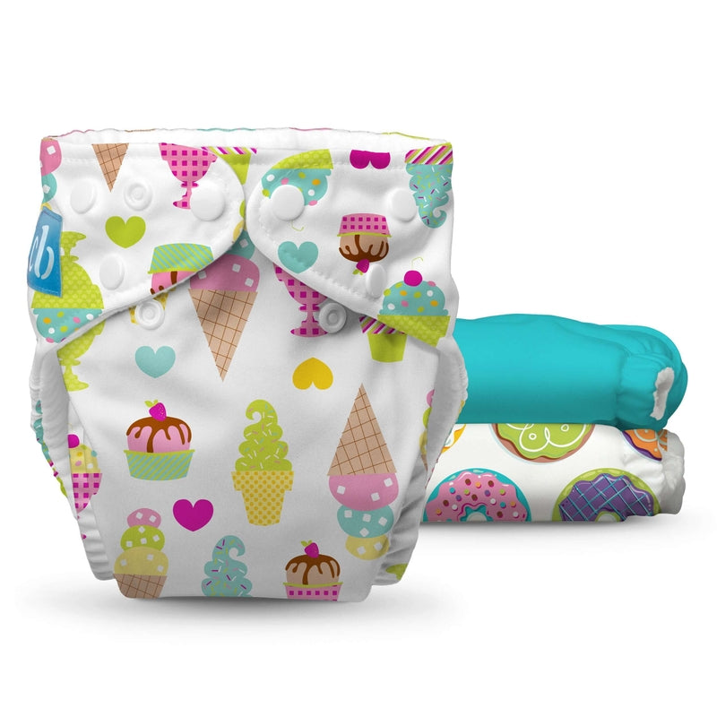 Charlie Banana 3 Pack - Reusable Cloth Diapers One Size - Yummy