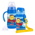 Nuby 3-Stage Stainless Steel Cup Set with 3D Sleeve 300ml