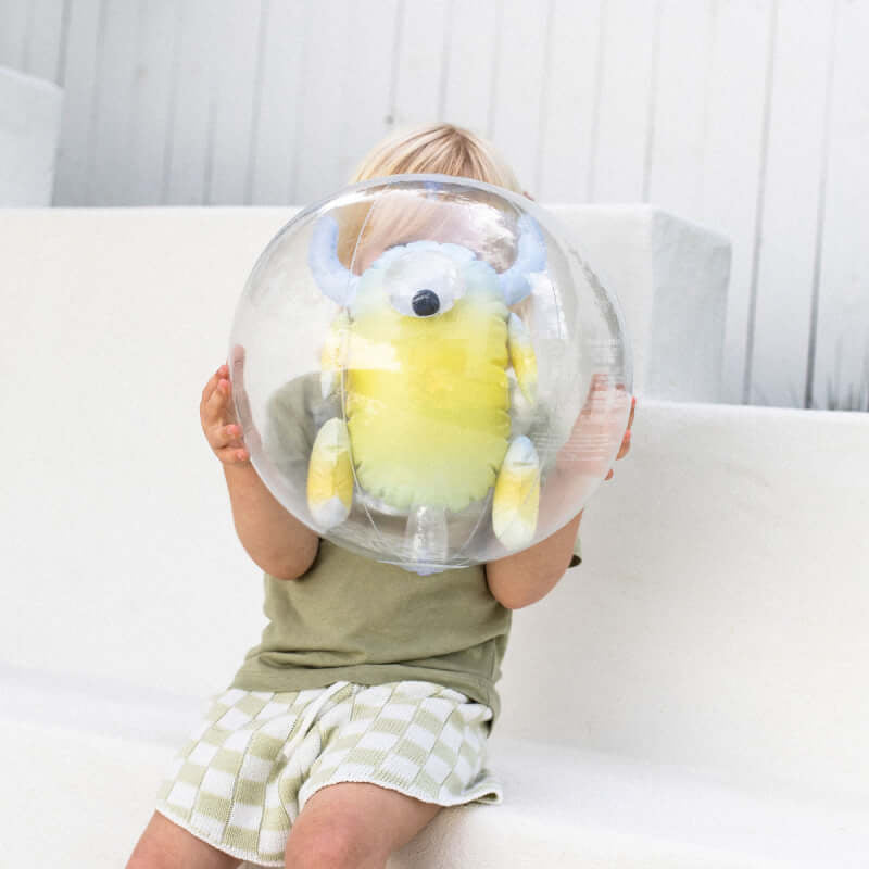 SUNNYLiFE 3D Inflatable Beach Ball - Monty the Monster