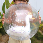 SUNNYLiFE 3D Inflatable Beach Ball - Princess Swan Multi