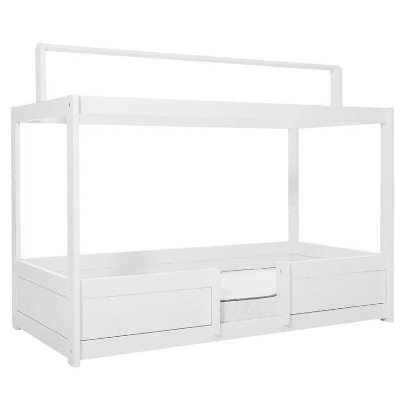 LIFETIME Kidsrooms 4-in-1 House Bed with a Roof For Fabric 90x200cm