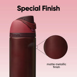 Owala FreeSip¬Æ Stainless Steel Insulated Bottle 24oz/700ml - Black Cherry