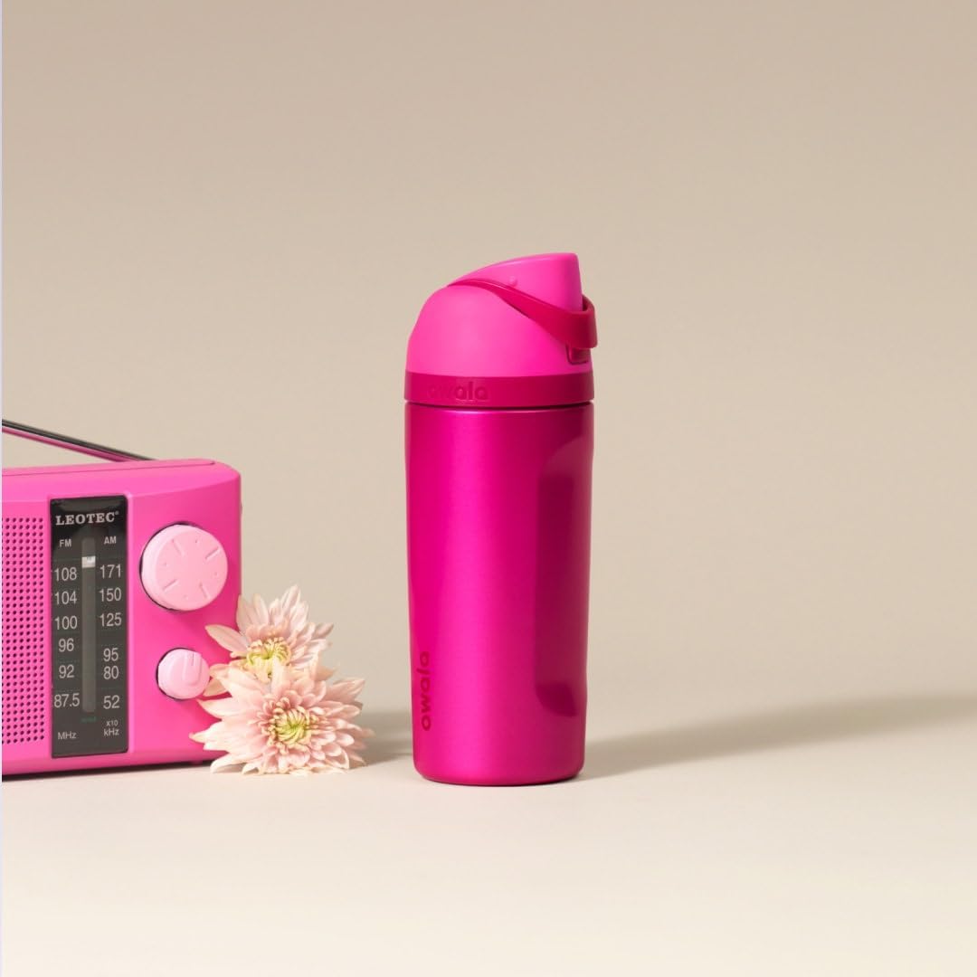 Owala Freesip Kids Stainless Steel Water Bottle 16oz - Read My Lips