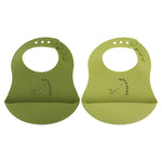 Trixie Silicone bib 2-pack - Mr. Dino