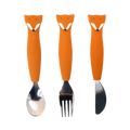Trixie Silicone cutlery set 3-pack - Mr. Fox