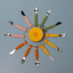 Trixie Silicone cutlery set 3-pack - Mrs. Cat